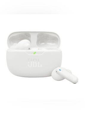 JBL - Vibe Beam - True Wireless Noise Cancelling Earbuds - White - Used Once